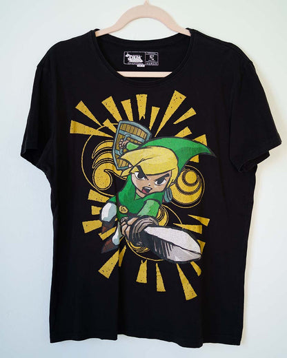 T-shirt Zelda Wind Waker – Taglia XL – 100% cotone - abbigliamento vintage Rivesty