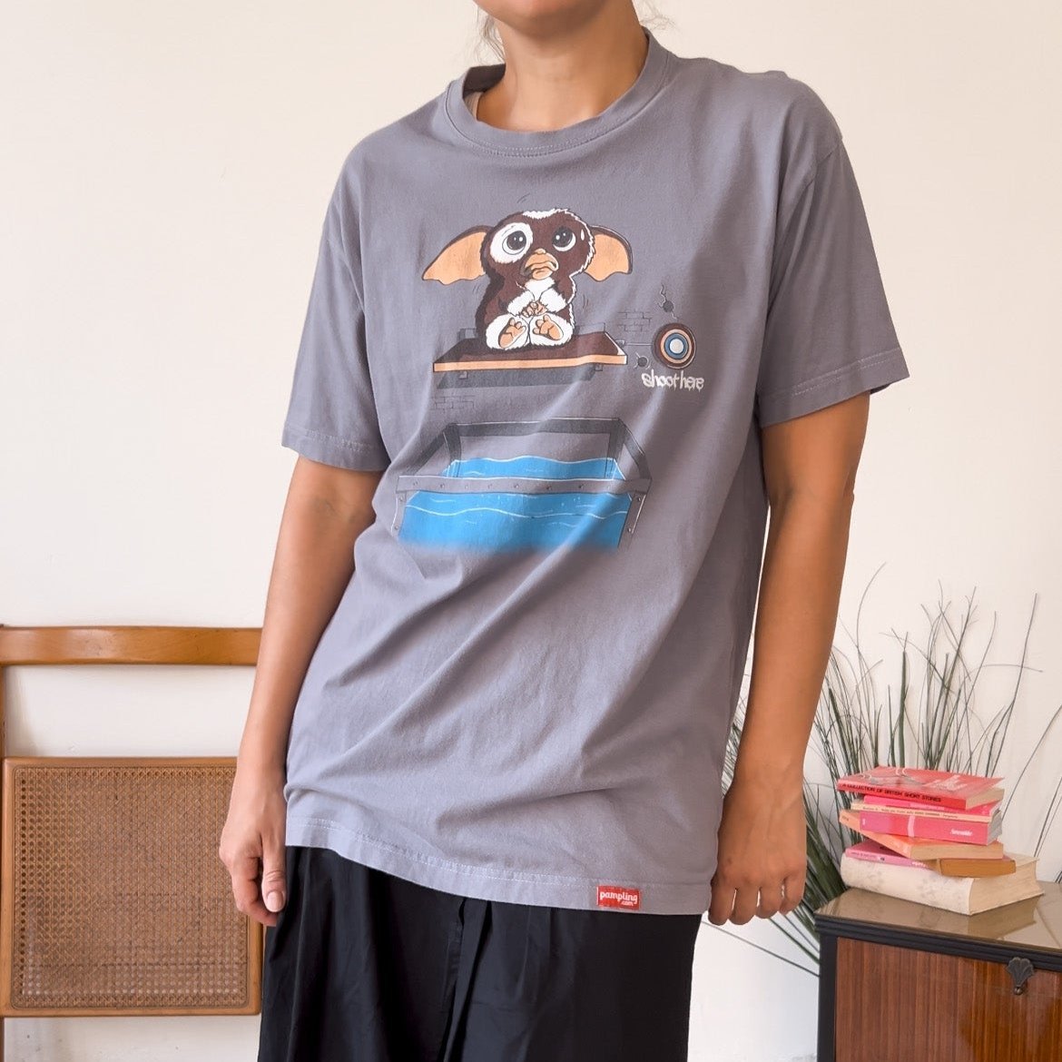Tshirt Gizmo Gremlins Pampling L Unisex - abbigliamento vintage Rivesty