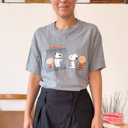 Tshirt Peanuts Snoopy Fun House Pampling L - abbigliamento vintage Rivesty